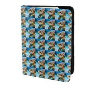 Big Sea Turtle Print 5.5in Passport Travel Document Wallet Case Stylish Secure Men Women For Travelers, Black, One Size