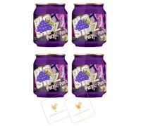 Big Sipz Purple Punch | 4 Pack | 14% ABV Pre-mixed Cocktails | Includes 2x Celebration Spirits Beer Mats