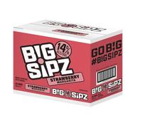 Big Sipz Strawberry Margarita 24 Pack | 2x Celebration Spirits Beer Mats
