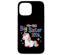Big Sister 2026 Only Child Crossed Out Unicorn Case for iPhone 13 Pro Max