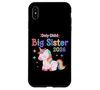 Big Sister 2026 Only Child Crossed Out Unicorn Case for iPhone XS Max