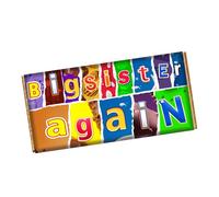 Big Sister Again Chocolate Bar Wrapper Novelty Gift Present For New Baby CH-9674 (with chocolate bar (100g))