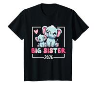 Big Sister Elephant Sweet Sibling 2026 T-Shirt