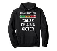 Big sister gift Funny older sibling quote Pullover Hoodie