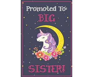 Big Sister Journal - Big Sister Notebook: with MORE UNICORN ARTWORK INSIDE this unicorn draw and write journal / new big sister unicorn journal / I'm ... promoted to big sister gift for little girls