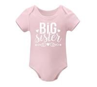 Big Sister Little Brother Outfits Matching Toddler Shirt Lil Bro Newborn Outfit Baby Clothes Light Pink-style 18months