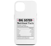 Big Sister Nutritional Facts Sibling Reveal Baby News Case for iPhone 13