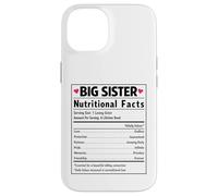 Big Sister Nutritional Facts Sibling Reveal Baby News Case for iPhone 14