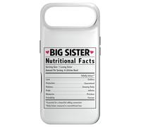 Big Sister Nutritional Facts Sibling Reveal Baby News Case for iPhone Air