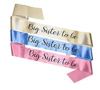 Big Sister to be Baby Shower Sash Accessory