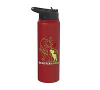 Big Sistersaurus Sister Dinosaur Baby Mother's Day Stainless Steel Insulated Water Bottle
