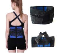 Big Size 5XL 6XL Double Pull Lumbar Lower Back rt Brace Exercise Belt Female Male Waist Back Corrector Lower Back Pain Relief age Band