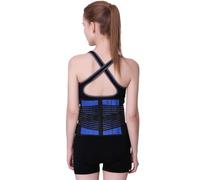 Big Size 5XL 6XL Lumbar Decompression Belt Back Brace Men Women Double Pull Posture Support Waist Pain Relief Massage Belt Tummy Tuck Sports Fitness Waist Trainer(XL) (Blue XXLarge)
