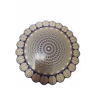 Big size Charm 24cm/9.45inches Lakhovsky MWO Disk Multi-wave Oscillator Copper Coil, enhance encryption design purple golden color