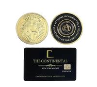 Big Size John Wick Coin Continental Hotel Currency (Continental 3-Pack)