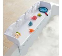 Big Size Ocean Animals Bathtub Splash Guard for Kids, Rotatable Design Bath Tub Tray, Tub Shelf and Organizer for Baby Bath Toys, Bath Toy Tolder for Toddlers Kids Baby