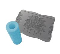 Big Size Texture Rollers Mandalas Design Retro Embossing Roller for Soft Clay, Ultra-Light Clay, Pottery DIY Crafts