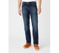 Wrangler Texas Regular Fit Stretch Jeans Dark Blue New Men’s Vintage Tint Faded