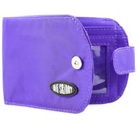 Big Skinny RFID Blocking Taxicat Bi Fold Wallet, Purple, One Size