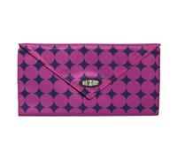 Big Skinny Slimvelope Plum Dot Tri Fold Checkbook, Purple, One Size