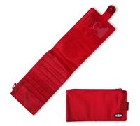 Big Skinny Womens Monte Cougar Nylon Long Wallet, Lipstick Red, Nylon Monte Cougar Long Wallet