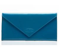 Big Skinny Women's Slimvelope Leather Tri-Fold Checkbook Slim Wallet, Holds Up to 40 Cards