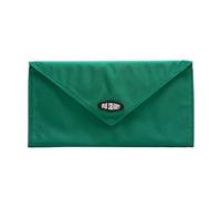 Big Skinny Women's Slimvelope Tri-Fold Checkbook Slim Wallet, Holds Up to 40 Cards, Verdant Green