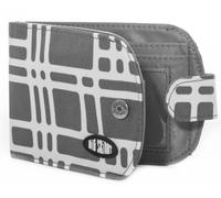 Big Skinny Women's Taxicat Bi-Fold Slim Wallet, Holds Up to 25 Cards, Graphite Cobble
