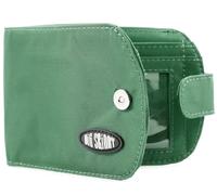 Big Skinny Women's Taxicat Bi-Fold Slim Wallet, Holds Up to 25 Cards, Verdant Green