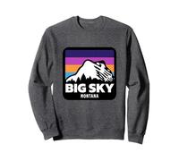 Big Sky Montana Skiing Snowboarding Family Ski Sweatshirt