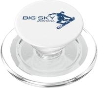 Big Sky Montana Snowboarder PopSockets PopGrip for MagSafe