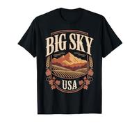 Big Sky Region Retro Mountain Grape Tribute T-Shirt