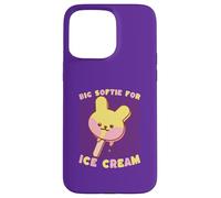 Big Softie For Ice Cream Kawaii Cute Funny Case for iPhone 15 Pro Max