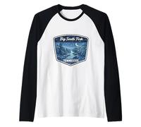 Big South Fork Tennessee River Nature Landscape Outdoors Raglan Baseball Tee