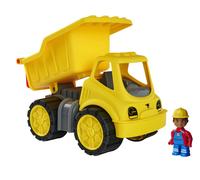 BIG Spielwarenfabrik 800054836 Big-Power-Worker Dumper + Figure, Yellow Modern