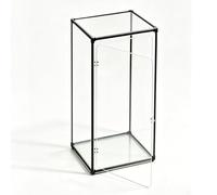 Big Stackable Acrylic Display Box with Flip Hinged Door, Dustproof Organizing Cabinet for Souvenier Curio, Seamless Standing Transparent Case(20x30xH50cm/8x12x20in)