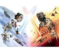 Star Wars Giant Wallpaper Mural Photo Wall for Bedroom White Blue Yellow