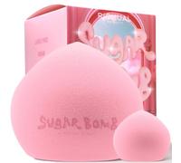 BIG SUGAR BOMB BLENDER Set by Richual Beauty ~ Butter Soft Marshmallow Makeup Sponges for Face & Body ~ Incl: 1 LARGE & 1 MINI Mochi Makeup Sponge ~ Flawless Application of Foundation Creams & Powders