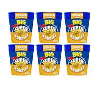 Big Super Noodles Chicken Flavour Instant Noodle Pot, 100g,Pack Of 6