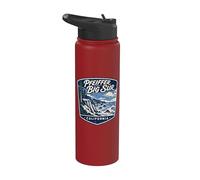 Big Sur California Coastal Nature Landscape Ocean View Stainless Steel Insulated Water Bottle