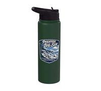 Big Sur California Coastal Nature Landscape Ocean View Stainless Steel Insulated Water Bottle
