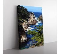Big Sur California Landscape Canvas Wall Art Print 30x20 Inch