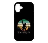 Big Sur California Sasquatch Peace Sign Bigfoot Design Case for iPhone 16 Plus