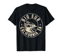 Big Sur California Travel Souvenir Emblem T-Shirt