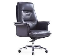 Big & Tall Heavy Duty Executive Office Chair - 500 Lbs Weight Capacity, Ergonomic Leather Task Chair with Lumbar Support & Armrests for Study, Meeting & Work