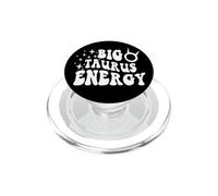 Big Taurus Energy x Taurus Zodiac Retro PopSockets PopGrip for MagSafe