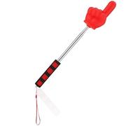 Big Teacher Pointer Finger Stick, Pointer Stick for Classroom with Soft Grip Handle, Teaching and Presentations, Teacher Supplies Interactive Learning, Retractable Pointers Extendable to 32 Inches