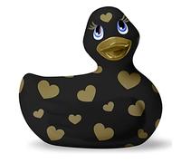 BIG TEAZE Toys Duckie 2.0 Vibrating Duck, Black & Gold