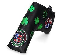 BIG TEETH Golf Blade Putter Cover Headcover Club Protector Magnetic Bar Closure Lucky Putter Cover