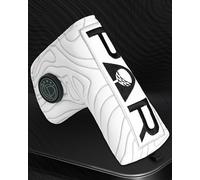 BIG TEETH Golf Blade Putter Cover Headcover Club Protector Par Putter Head Covers Magnetic Bar Closure for Scotty Cameron Taylormade Odyssey White Color